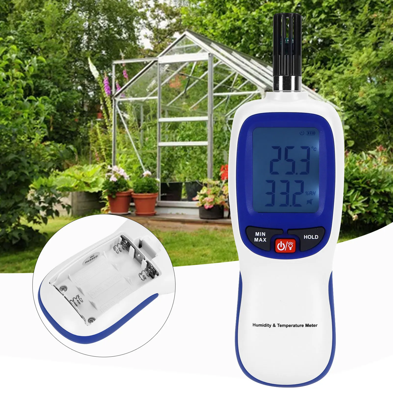 

WT83 Temperature Humidity Meter High Accuracy Digital Indoor Thermometer Hygrometer Support Automatic Shutdown Data Retention