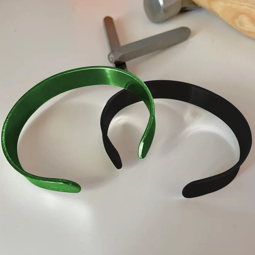 Манжеты Пустые алюминиевые для мужчин и женщин аксессуары изготовления