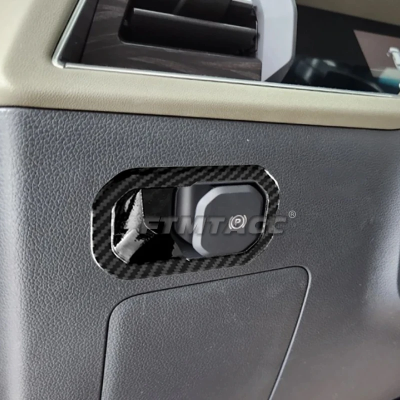 Для SsangYong Torres J100 2022 2023 АБС-пластик из углеродного волокна панель коробки передач