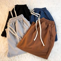 oversized casual pants women loose straight drawstring sports pants women ins new solid color pants for women 2021 home pants