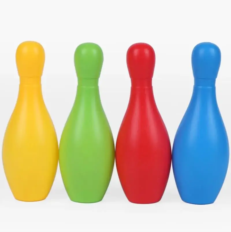 Plastic Bowling Toys Set Puzzle Children Color Bottle Kit Kids Gifts Garden Lawn Game Sport Accessories |