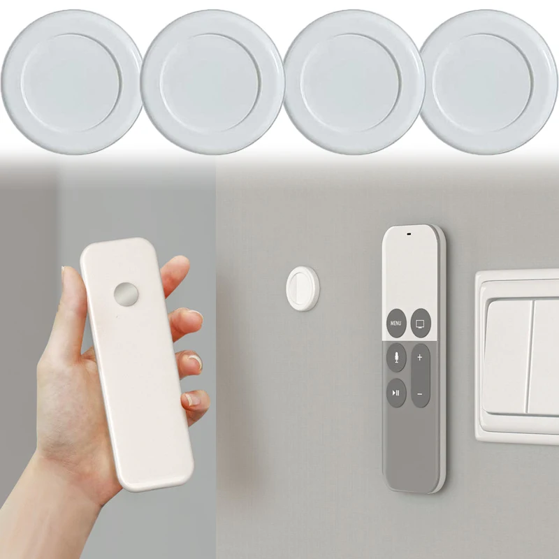 2pcs Magnetic Remote Control Wall Mount Hook Refrigerator Sticker Fridge Magnet Wall Holder Decor Home Decor Organizer Hook