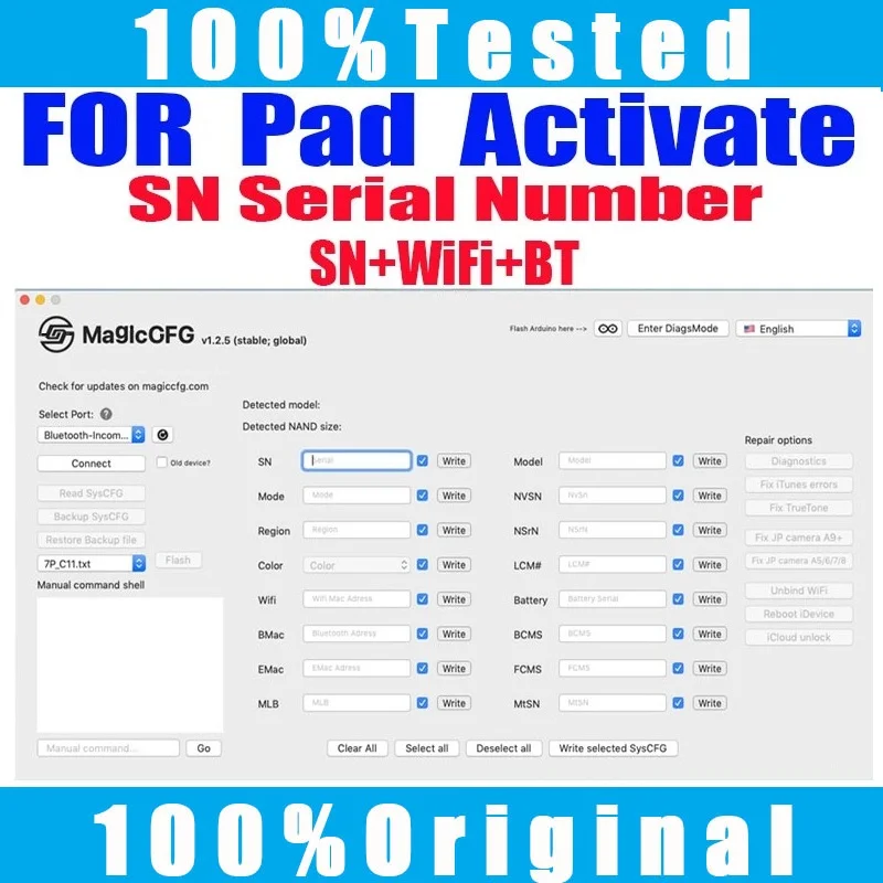 

Материнская плата SN WiFi BT для ремонта версии Wi-Fi