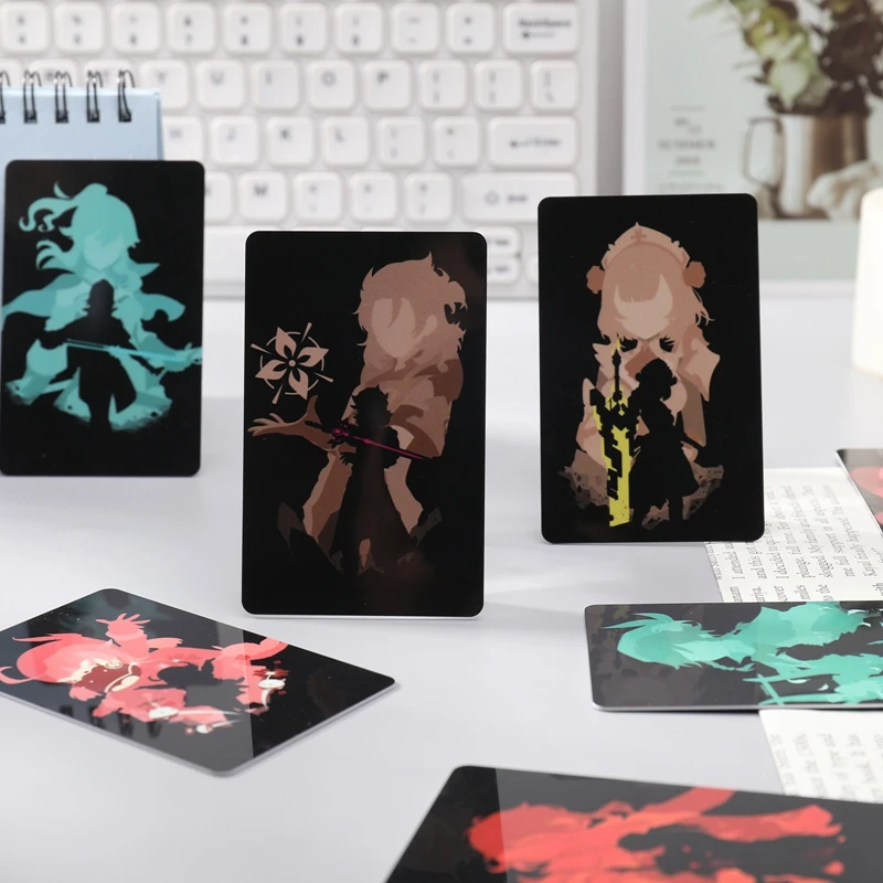

Genshin Impact Sticker Xiao Albedo Klee Sticker For Skateboard Computer Notebook Card Refrigerator Furniture Decal Home Sticker