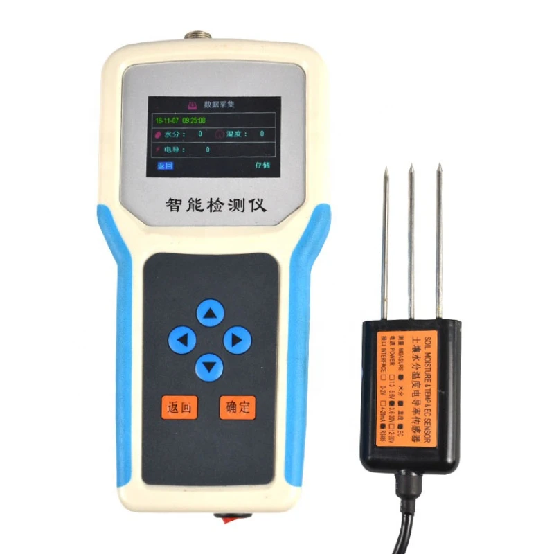 

Soil Temperature Moisture and Salinity Detector Handheld 3-in-1 Multi-function