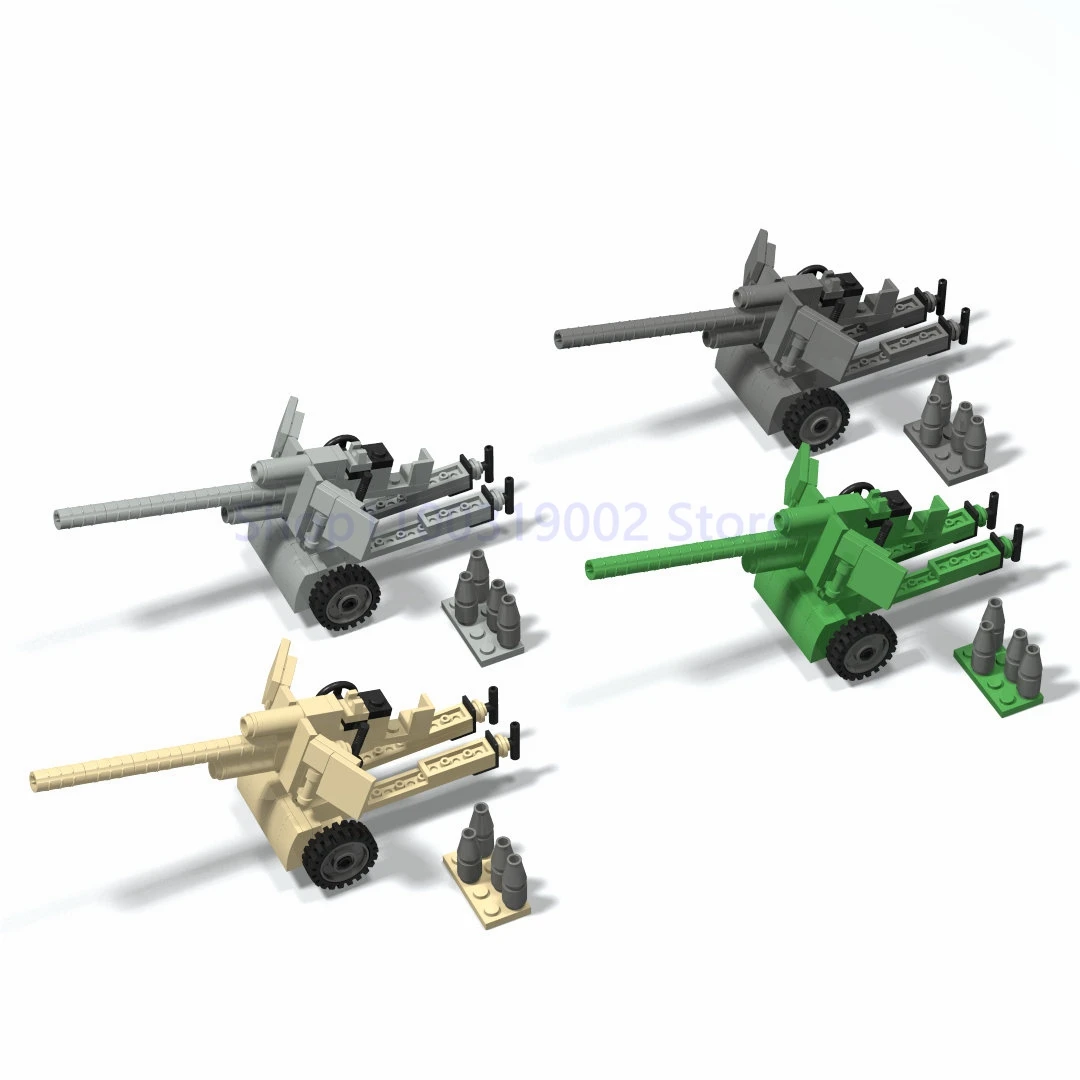 

Block Military Weapons APK40 3pcs ww2 Building Block Anti Tank Gun Brick Educational Creative Toy for Children Kids Gifts