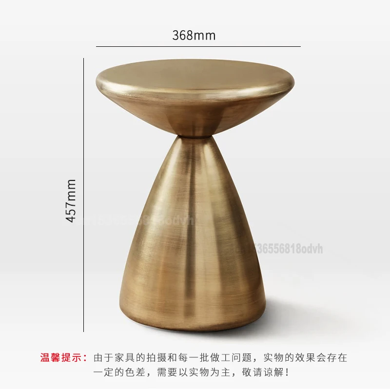 Nordic Iron Coffee Table Small Round Side Living Room Bedside Wrought Modern Creative Mobile Sofa Corner | Мебель