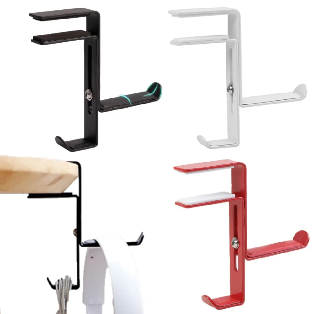 

Универсальная офисная вешалка для наушников, настольный держатель с крючком для гарнитуры и дисплеем