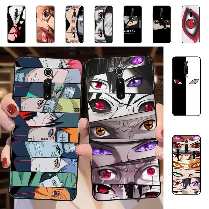 

BANDAI Naruto eyes Phone Case for Redmi 5 6 7 8 9 A 5plus K20 4X 6 cover