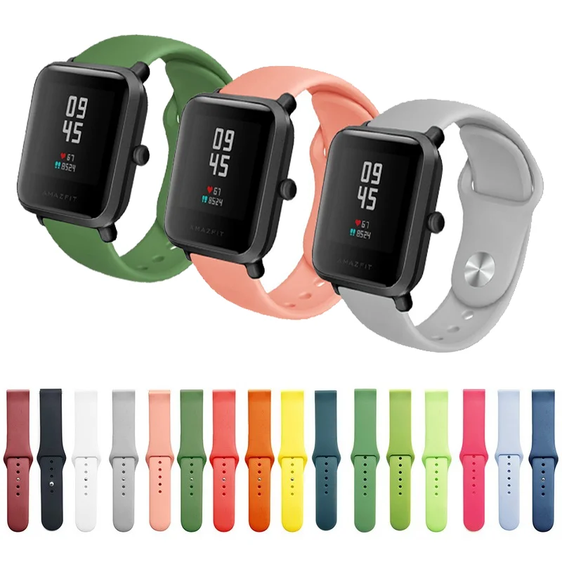 

Ремешок силиконовый для Samsung Galaxy Watch 2 3 Gear S2/Garmin Vivoactive3/Ticwatch/Amazfit 2e