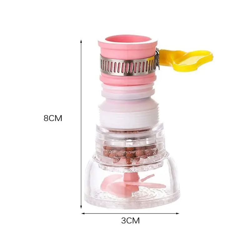 Насадка для крана с поворотом на 360 ° мини-очиститель водопроводной воды фильтр