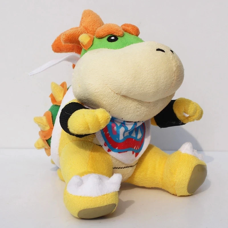 

Плюшевые игрушки, 18 см, Bowser JR, дракон, плюшевая кукла, братья, мягкий плюш, розничная продажа
