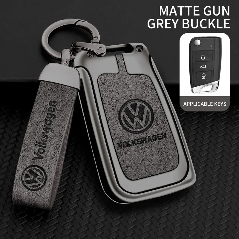 Чехол-держатель для автомобильного ключа-брелока для Volkswagen VW Polo Golf 7 MK7 Tiguan Passat Jetta E-Golf, аксессуары для брелоков (art.: 3920db7dffd43) - 3920db7dffd43
