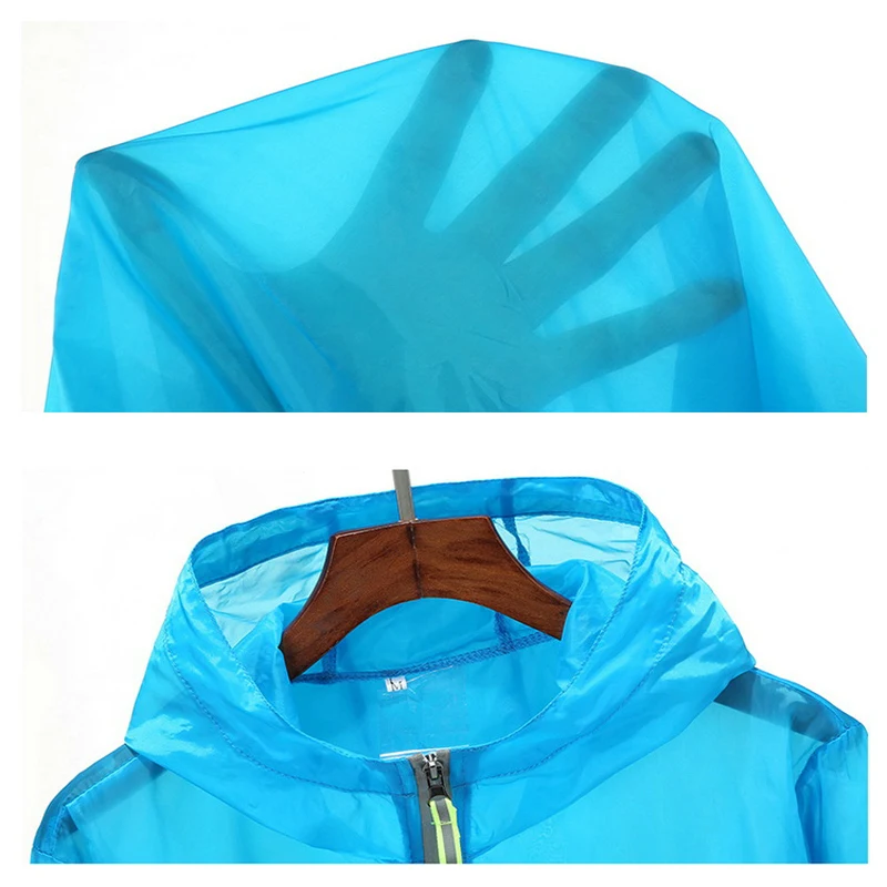 Мужская и женская вело куртка летняя отражающая MOTO POC для катания на велосипеде, спортивная верхняя одежда на открытом воздухе, анти-УФ ветрозащитный полиэстер.