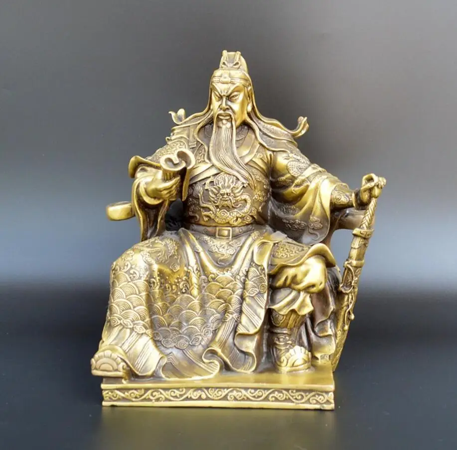 

Copper Statue Pure copper Book Guan Gong Buddha ornaments home accessories