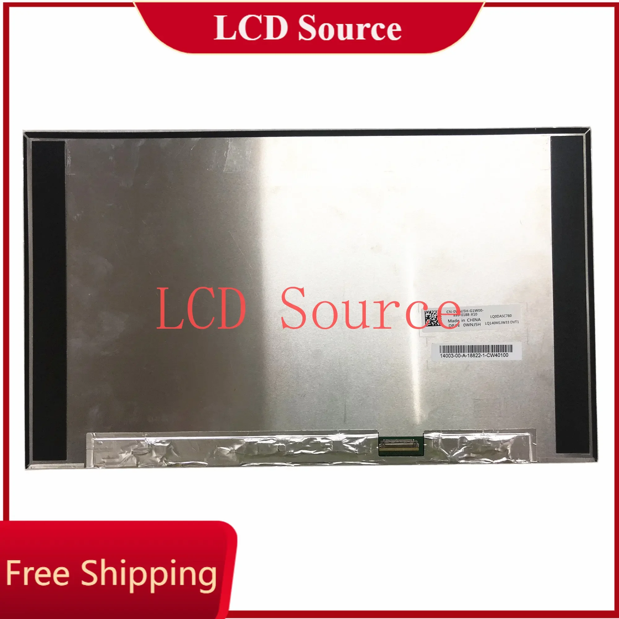 LQ140M1JW33 DVT1 LQ0DASC780 14-дюймовая панель дисплея DP/N 0WNJ5H ЖК-экран для ноутбука