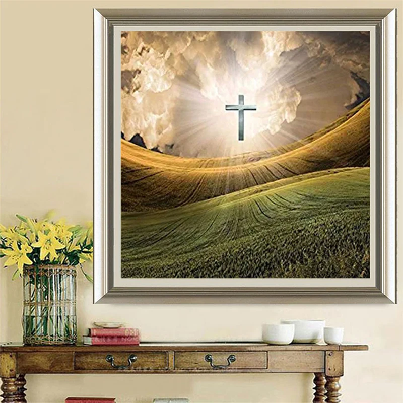 

Christ Jesus Cross 5d Diamond Painting Large Office Living Room Home Decoration Full Diamond Embroidery Diamond Cross Stitch Kit