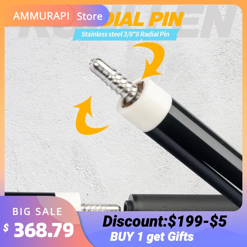 

Бильярд KONLLEN с 3 подушками из углеродного волокна, бильярдная палка 142 см, технология 3*8/8, радиальный штифт, шарнир из углеродного волокна, инкрустация, свободный кий