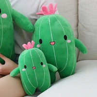 lovely washable vivid appearance cozy throw hug stuffed cactus doll for dorm cactus toys cactus plush toy