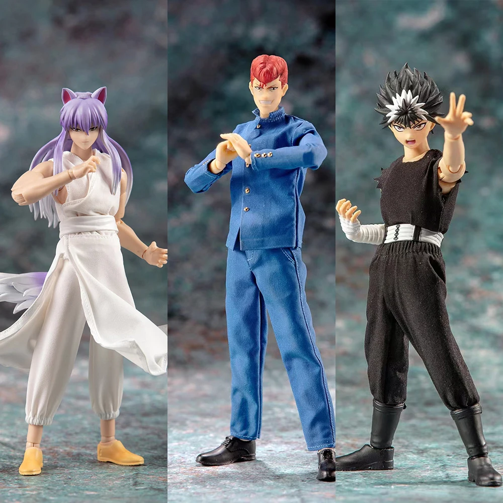 

Модель в наличии GT, дасин, масштаб 1/12, полный комплект, YuYu Hakusho, коллекционная демоническая лисица Kuwabara Hiei, 6 дюймов, ПВХ экшн-фигурка, игрушка