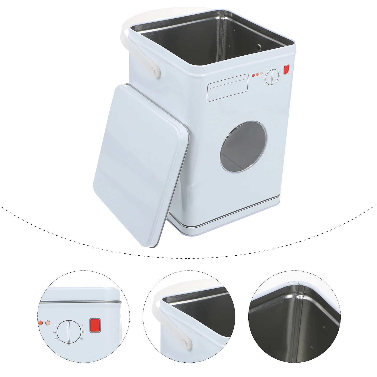 

Snack Packaging Box Storage Container Dog Treat Containers Laundry Detergent Powder Beads Canister Tinplate Washing Machine