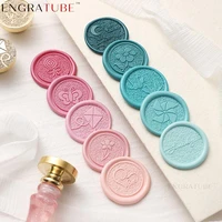 frosted flowers wax seal stamp love lucky butterfly sealing stamp for scrapbooking envelopes wedding invitations gift packaging