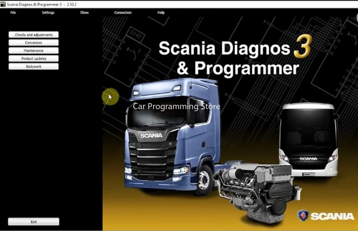 Программатор диагностики Scania SDP3 2 52 3 + диагностика Keygen Грузовики Промышленные