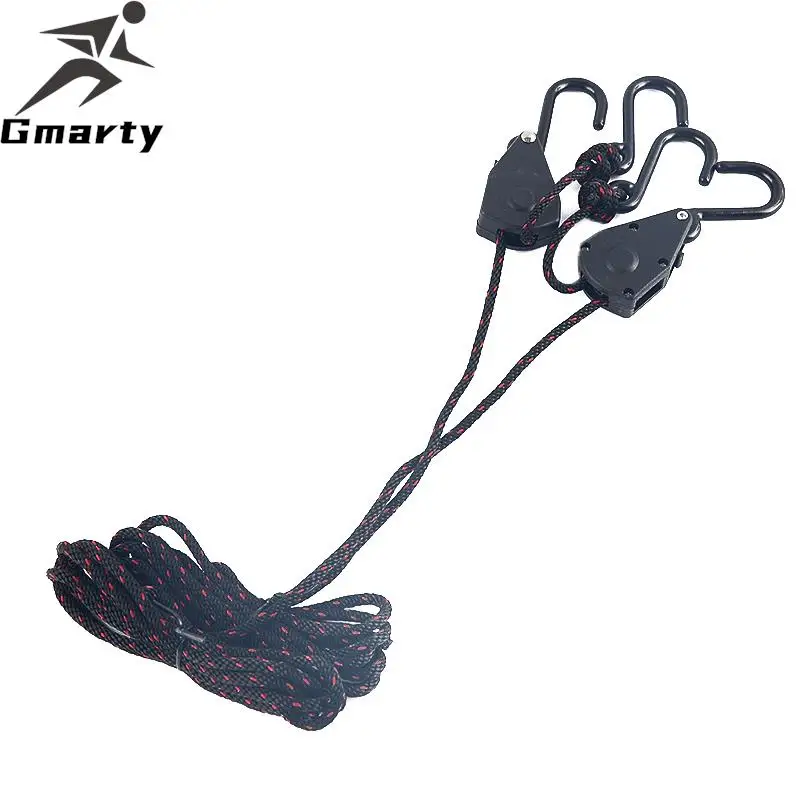 

Kayak Boat Bow Stern Rope Lock Tie Down Strap Adjustable Rope Hanger Car Bikes Luggage Tent