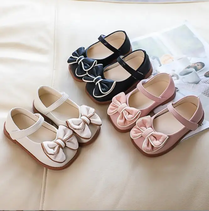 

Girls School Retro Leather Shoes Autumn Spring 2022 New Korean Fashion Children's Super Soft Comfortable Shoes 1-12 Years Old
