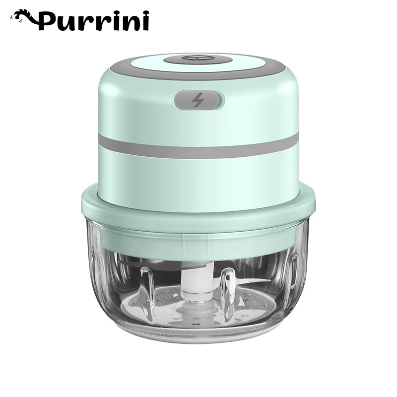 

Electric Meat Grinder Kitchen Chopper Garlic Masher Mini Food Garlic Vegetable Chopper Crusher Rechargeable Food Processor