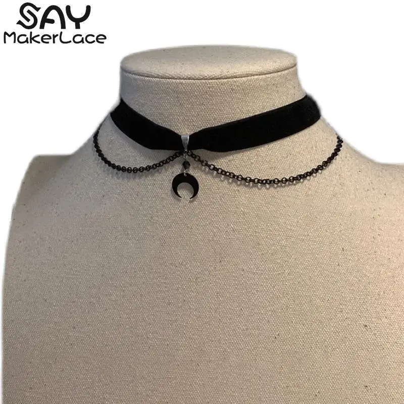 Готическая цепочка-чокер SayMakerLace | AliExpress