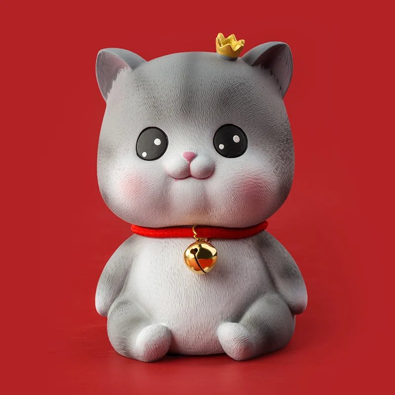 

Tonic Children Money Boxes Piggy Bank Cat Kawaii Custom Cute Money Boxes Safe Secret Eats Coins Hucha Infantil Cute Decor WW50MB