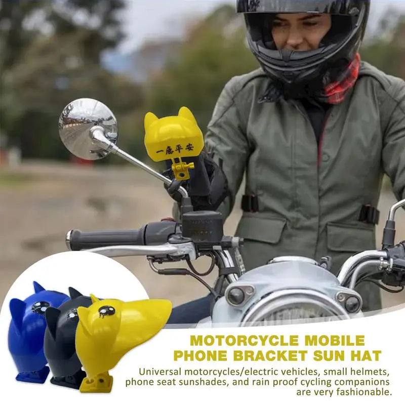 

Motorcycle Phone Mount Adjustable Universal Mobile Phone Sun Shade Anti-Glare Phone Holder Sunshade Umbrella Bike Accessories