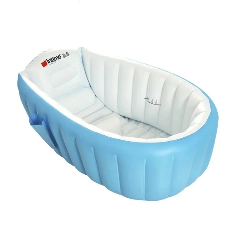 

Baby inflatable bathtub thickened and foldable baby extra-thick bathtub can sit and lie down