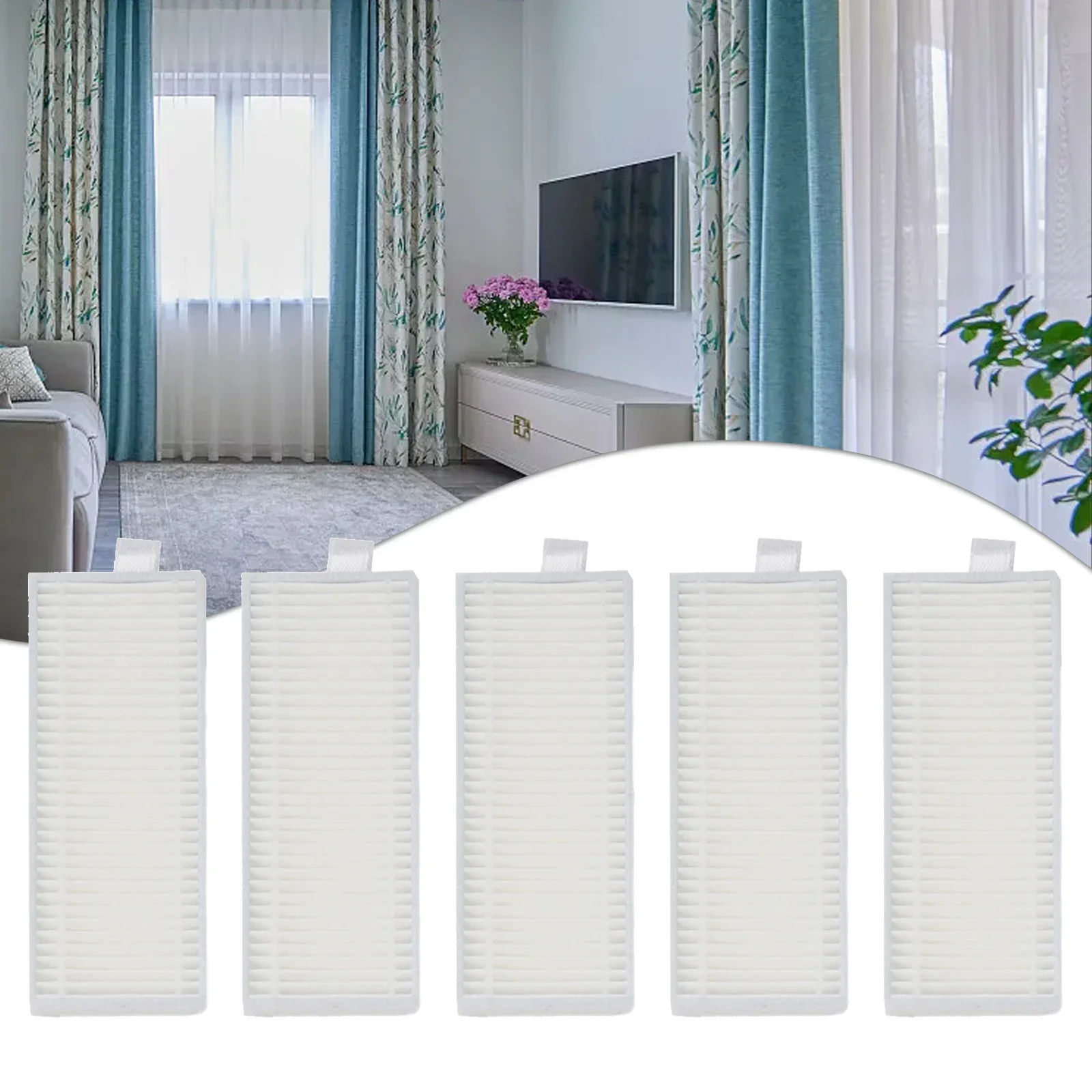 Набор из 5 шт. фильтров для подметального робота-пылесоса HONOR R2 детали пылесоса