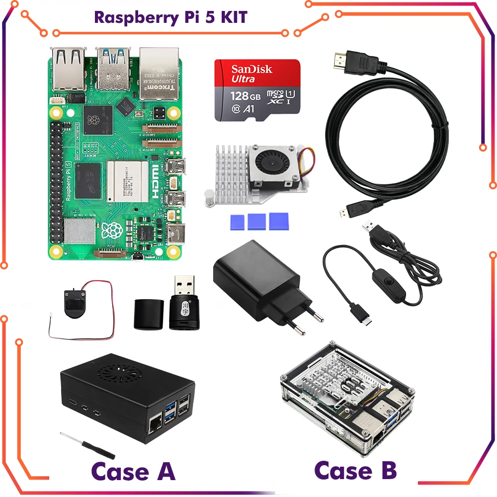 Raspberry Pi 5 Broadcom BCM2711 Raspberry Pi 5 4GB - Scheda Singola ...