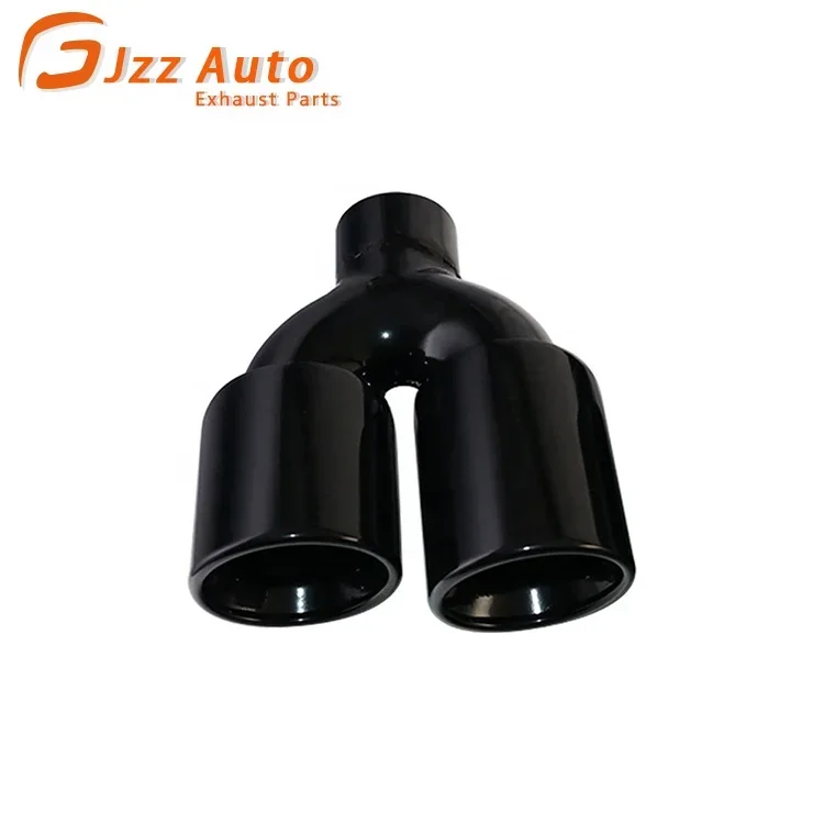 JZZ черная выхлопная труба из нержавеющей стали автоматический глушитель