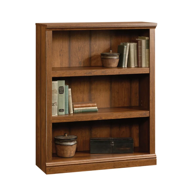 

Sauder Select 3-Shelf Bookcase, Washington Cherry Finish cube shelf glass bookshelf