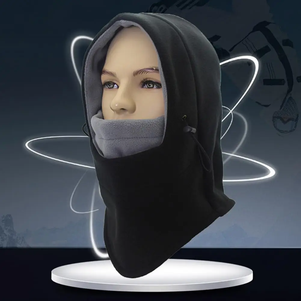 

Лыжный капюшон со шнурком зимний капюшон зимняя теплая шапка с капюшоном для мужчин и девочек Кепка