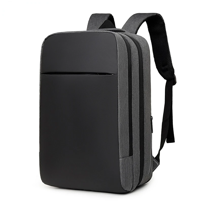 

Вместительный деловой рюкзак для ноутбука для мужчин, водонепроницаемая сумка с USB-зарядкой, мужской портфель 15,6 дюйма, портативная дорожная сумка