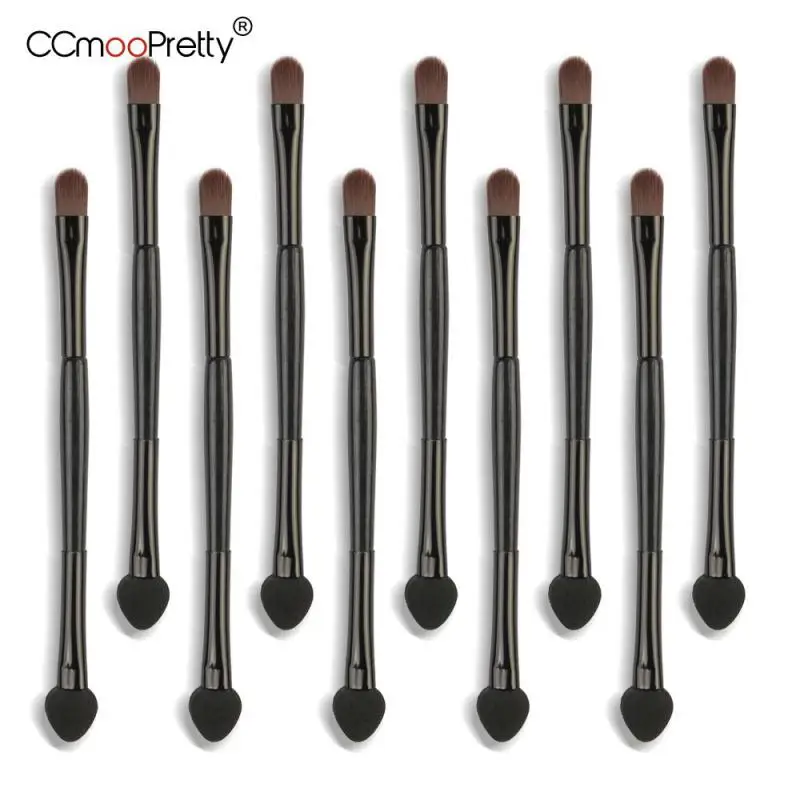 

CCmooPretty 10pcs Double Head Eye Shadow Makeup Brush Cosmetic Tool Make-up For Women Eyeshadow Brushes Maquillajes Para Mujer