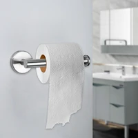 self adhesive toilet paper holder wall mount no punching sus304 stainless steel tissue towel roll dispenser for bathroom kitchen