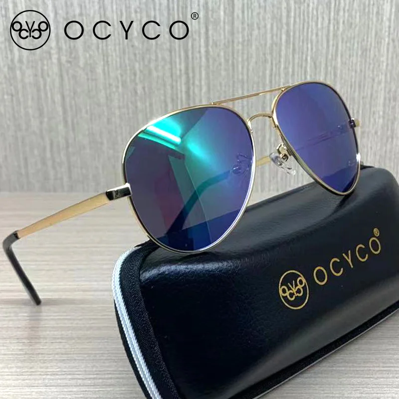 

OCYCO Polarized Metal Luxury Punk Sunglasses Men Pilot Driver Outdoor Sun Glasses Women Oculos De Sol UV400 Eyewear 3025