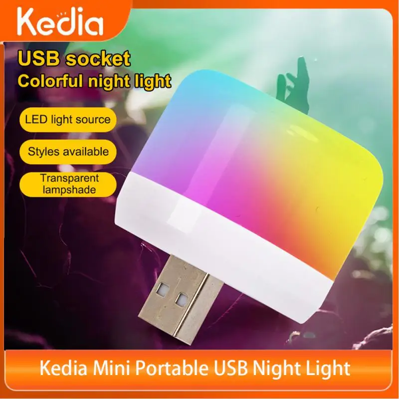 

Kedia Mini Portable USB Night Light DC5V Ultra Bright Reading Book Lamp LED 3/8 leds Lights For Power Bank PC Laptop Notebook