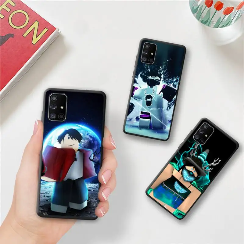 

Hot Game Roblox Phone Case For Samsung Galaxy A52 A21S A02S A12 A31 A81 A10 A30 A32 A50 A80 A71 A51 5G