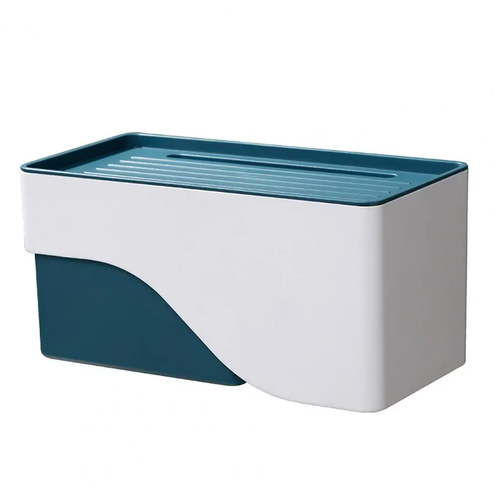 

Paper Holder Load Bearing Stable Hanging Wall Mounted Multi-function Toilet Paper Holder Rack Shelf Bathroom Hardware