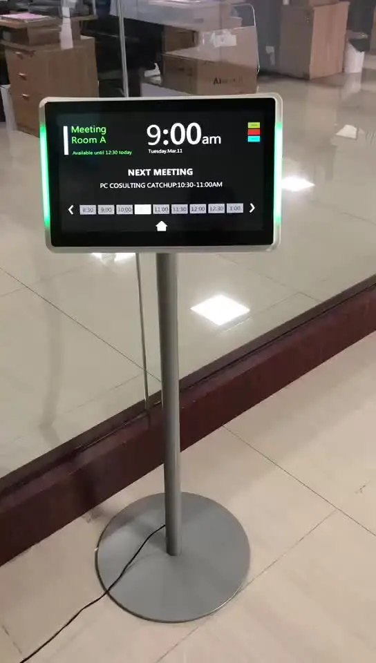 

15 inch android smart poe in wall led meeting tablet pc