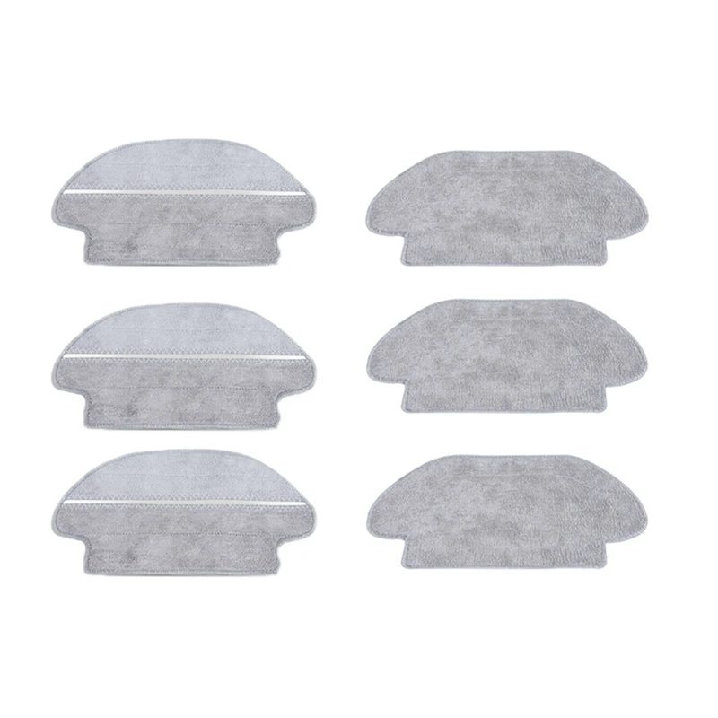 

6 PCS Mop Cloths For Xiaomi Mijia Robot Vacuum STYTJO2YM Wet-Dry Mop Pad Replacement Spart Accessory