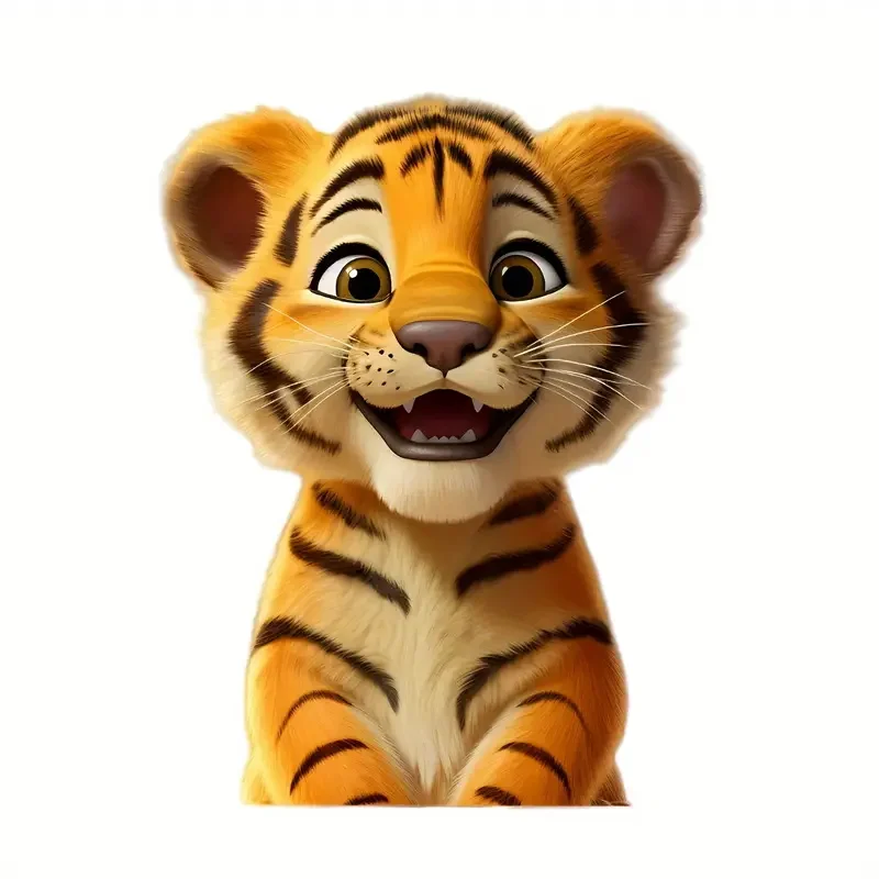 

Стикер с тигром для унитаза