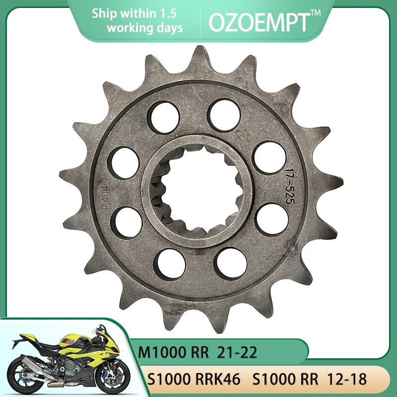 

Передняя Звездочка для мотоцикла OZOEMPT 525-17T, подходит для M1000 RR 21-22 S1000 R S1000 R S1000 RRK46 S1000 RR